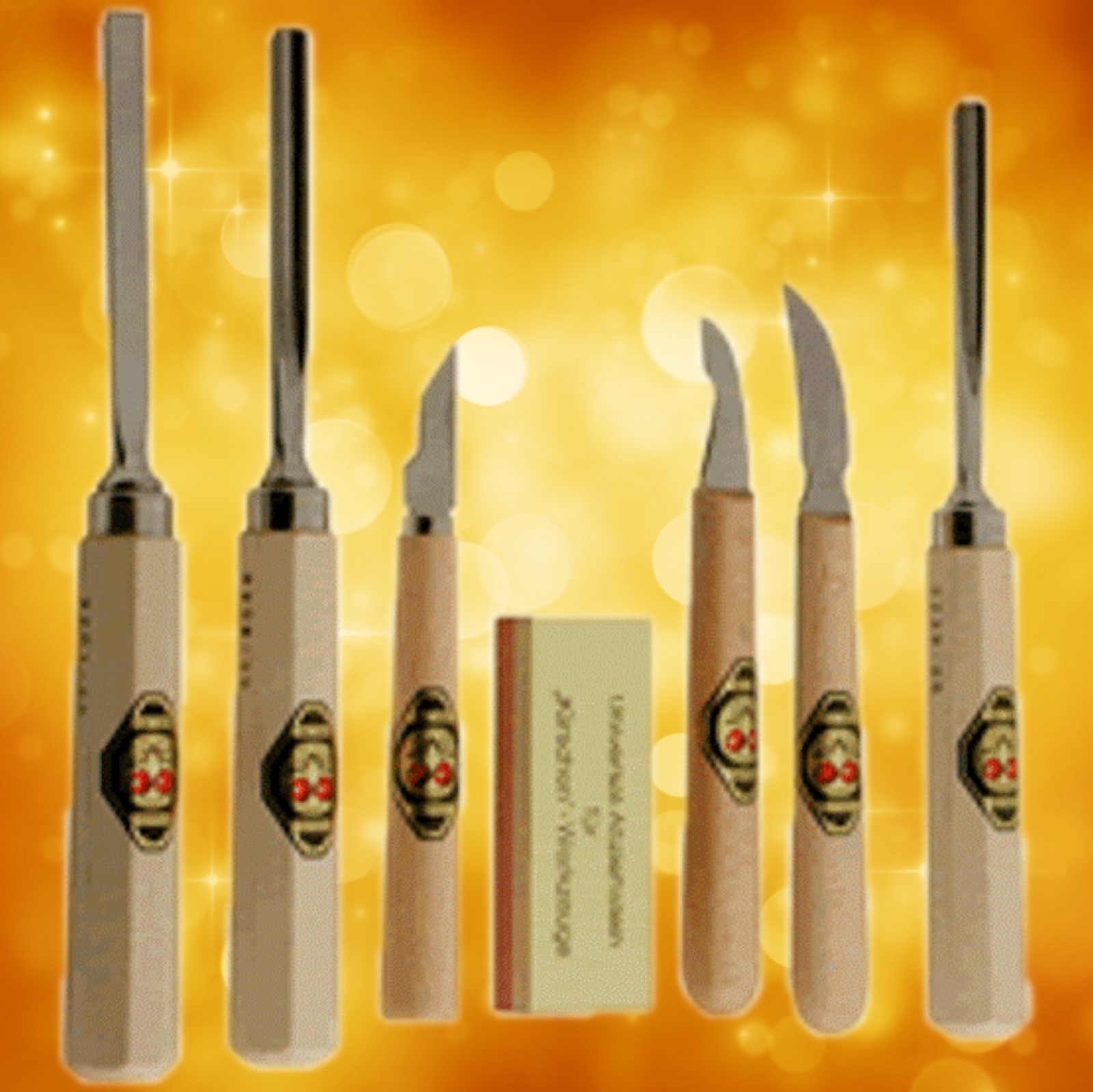 Two Cherries Chisels- Small Set of Seven 515-3427 515-3427